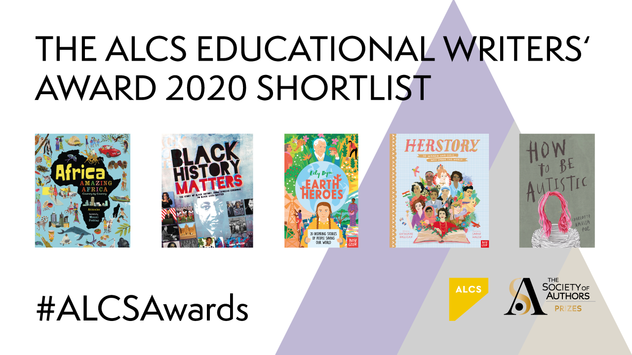 Shortlist for ALCS Educational Writers' Award 2020: 'Celebrating diversity and inspiring change'