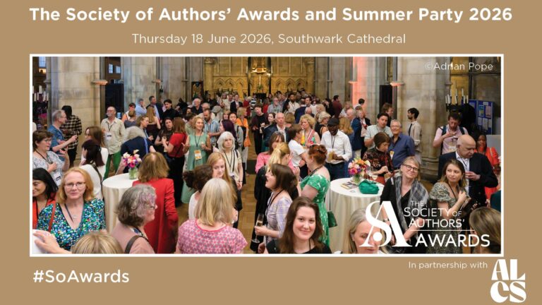 The Society of Authors’ Awards and Summer Party 2026
