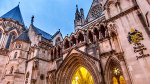 Royal Courts of Justice — the scene of many SLAPPs lawsuits in the UK (photograph © William Perry / Adobe Stock)