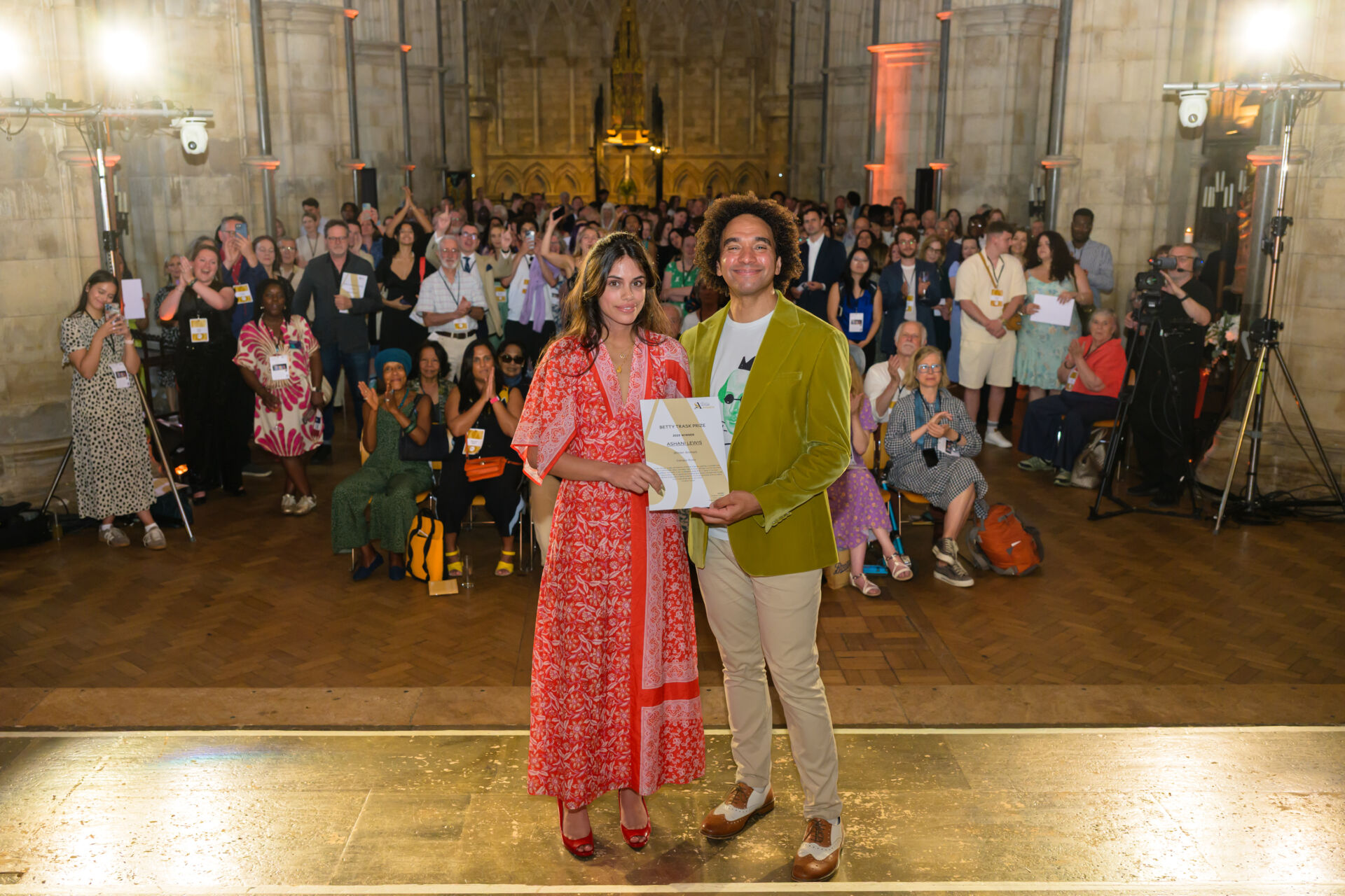 Ashani Lewis, Betty Trask SoA Awards 2025 Winner and Joseph Coelho © Adrian Pope