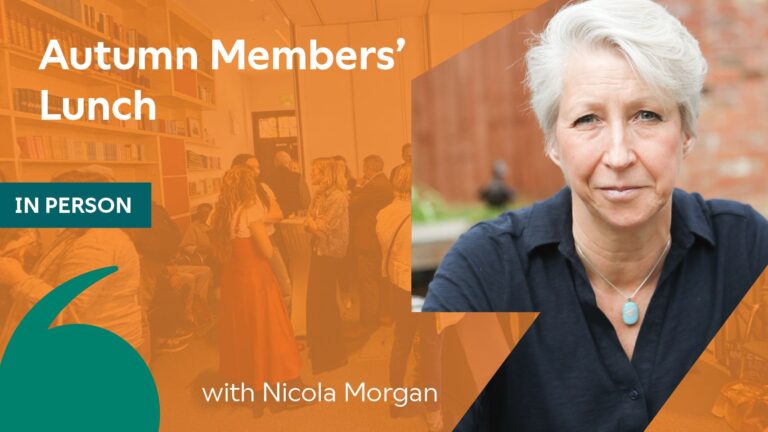 SoA Autumn Members’ Lunch – hosted by Nicola Morgan