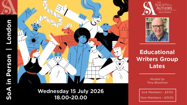 Educational Writers Group Lates – hosted by Tony Bradman