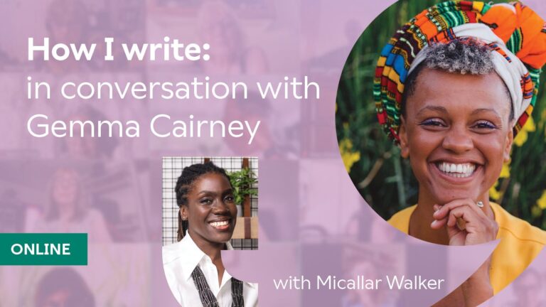 How I write – in conversation with Gemma Cairney