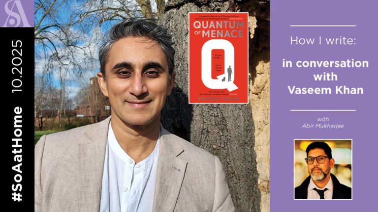 How I write – in conversation with Vaseem Khan