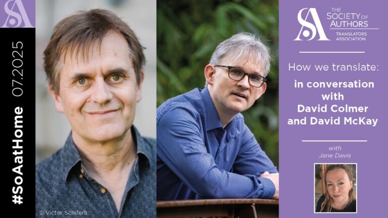 How we translate – in conversation with David Colmer and David McKay