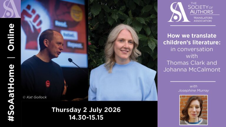 How we translate children’s literature – in conversation with Thomas Clark & Johanna McCalmont
