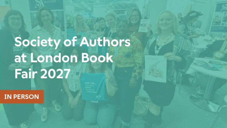 Society of Authors at London Book Fair 2027