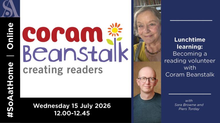 Lunchtime learning – Become a reading volunteer with Coram Beanstalk