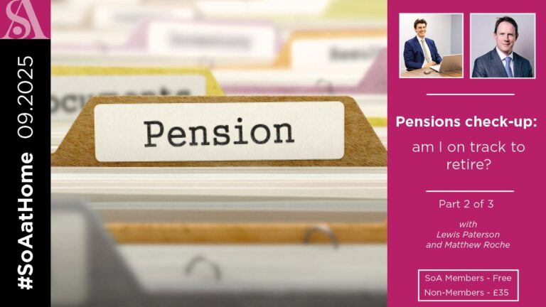 Professional Development – Pensions check-up: am I on track to retire?