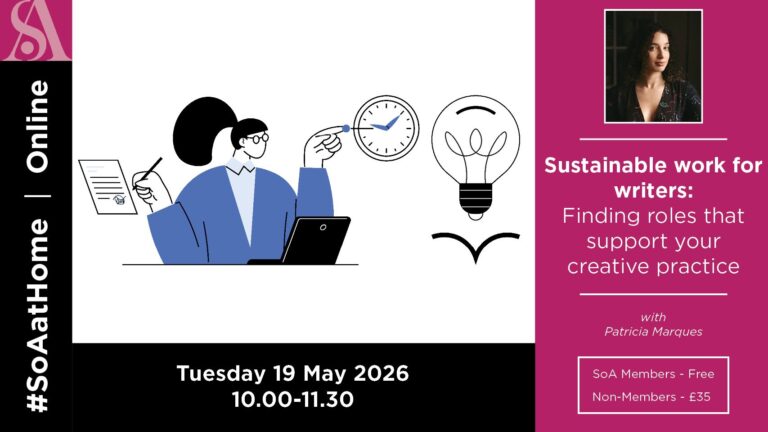 Professional Development – Sustainable work for writers: Finding roles that support your creative practice