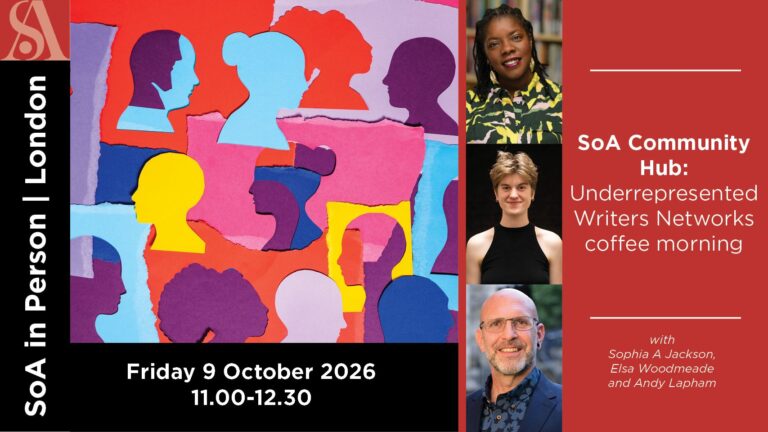 SoA Community Hub | SoA Underrepresented Writers Networks launch and coffee morning