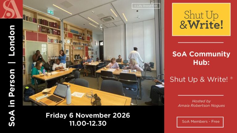SoA Community Hub | Shut Up & Write! ®