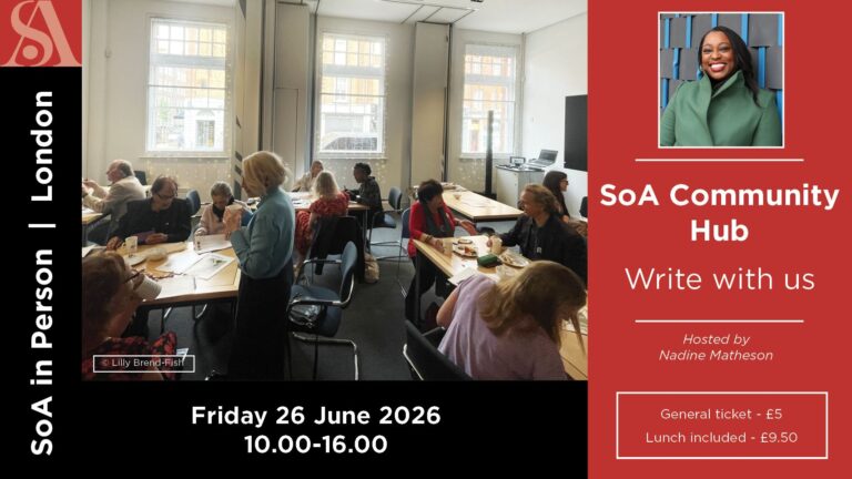 SoA Community Hub | National Writing Day – Crime writers special Write with us with Nadine Matheson