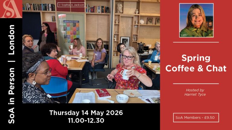 SoA Spring Coffee & Chat – hosted by Harriet Tyce