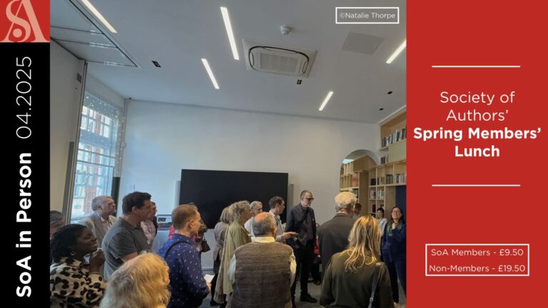SoA in Person | Spring Members’ Lunch