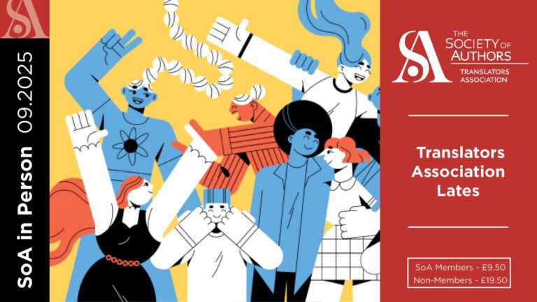 SoA in Person | Translators Association Lates
