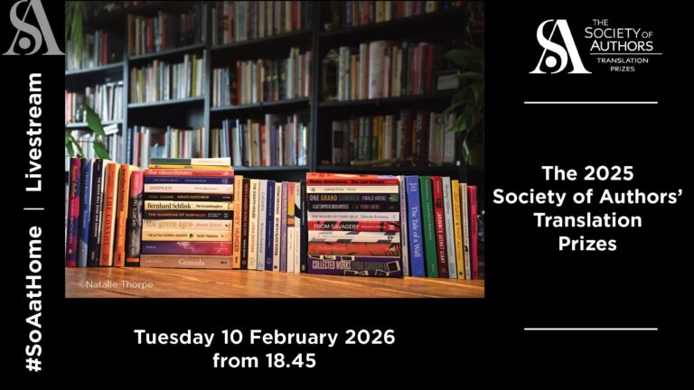 The 2025 Society of Authors’ Translation Prizes Livestream