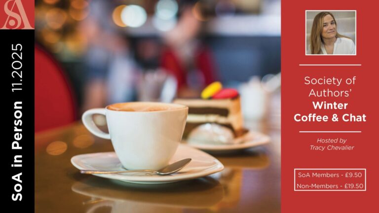 SoA in Person | Winter Coffee & Chat – hosted by Tracy Chevalier