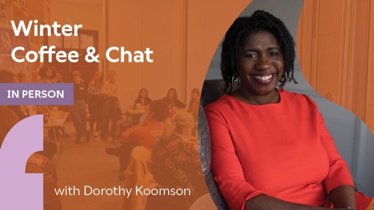 SoA Winter Coffee & Chat – hosted by Dorothy Koomson