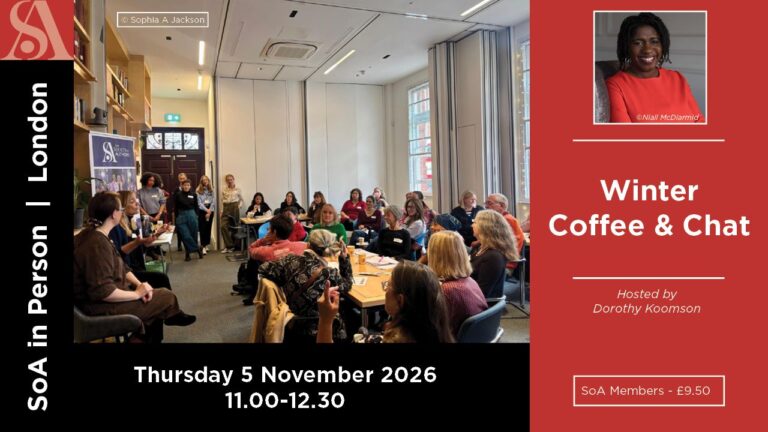SoA Winter Coffee & Chat – hosted by Dorothy Koomson