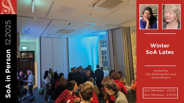 SoA in Person | Winter SoA Lates – Hosted by Sita Brahmachari and Sarah Waters
