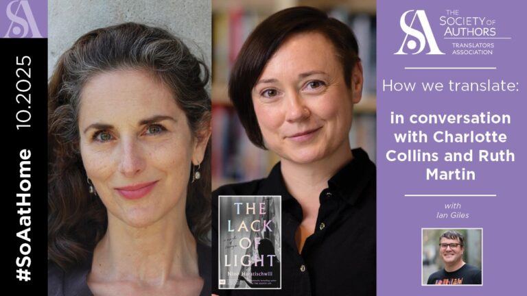 How we translate – in conversation with Charlotte Collins and Ruth Martin
