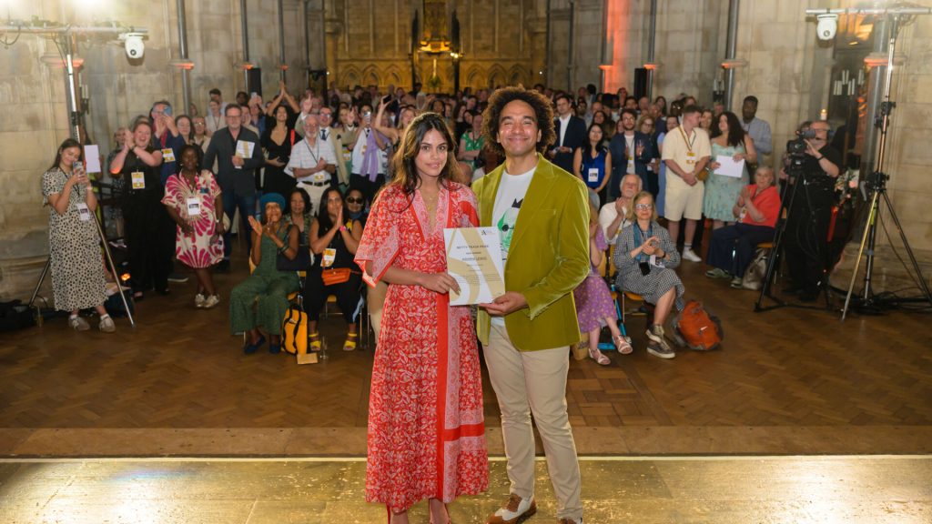 Ashani Lewis, Betty Trask SoA Awards 2025 Winner and Joseph Coelho © Adrian Pope